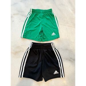 Bundle of 2 Pairs of Adidas Athletic Short,  Boys XS (6)